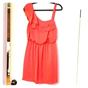 BRIGHT Coral Dress